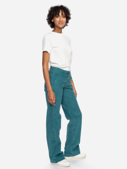 Preview: Cordhose in dunklem Türkis